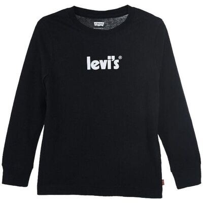 Μπλουζάκια με μακριά μανίκια Levis 9EG560-023 Black 14 χρονών Μπλουζάκια με μακριά μανίκια Levis 9EG560-023 Black 14 χρονών