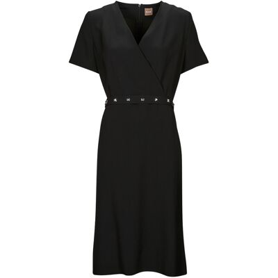 Κοντά Φορέματα BOSS Diriva Black FR 36 Κοντά Φορέματα BOSS Diriva Black FR 36