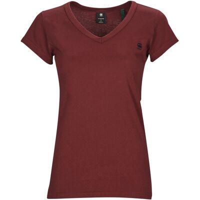 T-shirt με κοντά μανίκια G-Star Raw eyben slim v Bordeaux Extra Small θηλυκός T-shirt με κοντά μανίκια G-Star Raw eyben slim v Bordeaux Extra Small θηλυκός