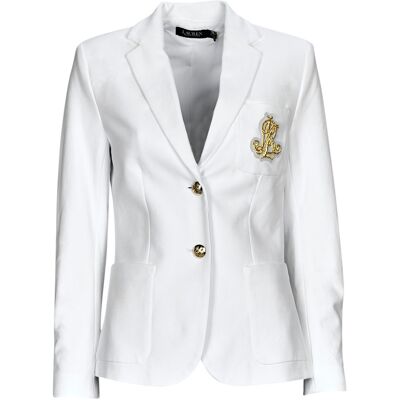 Σακάκι/Blazers Lauren Ralph Lauren ANFISA-LINED-JACKET Άσπρο Extra Small θηλυκός Σακάκι/Blazers Lauren Ralph Lauren ANFISA-LINED-JACKET Άσπρο Extra Small θηλυκός