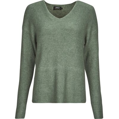 Πουλόβερ Only ONLCAMILLA V-NECK L/S PULLOVER KNT Kaki Extra Large θηλυκός Πουλόβερ Only ONLCAMILLA V-NECK L/S PULLOVER KNT Kaki Extra Large θηλυκός