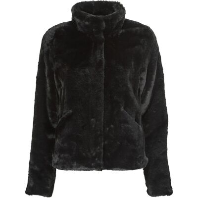 Μπουφάν Only ONLNEWVIDA FAUX FUR JACKET CC OTW Black Small θηλυκός Μπουφάν Only ONLNEWVIDA FAUX FUR JACKET CC OTW Black Small θηλυκός