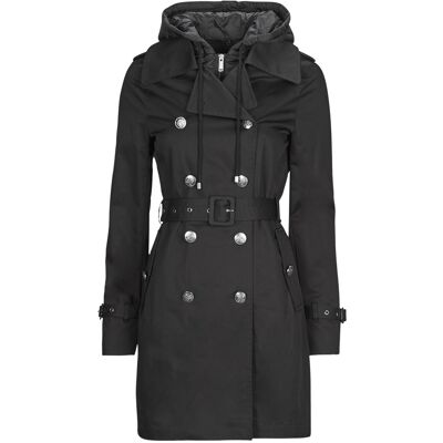 Παλτό Ikks BR42135 Black Extra Small θηλυκός Παλτό Ikks BR42135 Black Extra Small θηλυκός