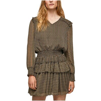 Φορέματα Pepe jeans LARADRESS WOMEN multicolour Small θηλυκός Φορέματα Pepe jeans LARADRESS WOMEN multicolour Small θηλυκός