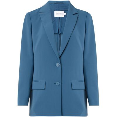 Σακάκια Calvin Klein Jeans TRAVEL CREPE RELAXED FIT BLAZER WOMEN multicolour Small θηλυκός Σακάκια Calvin Klein Jeans TRAVEL CREPE RELAXED FIT BLAZER WOMEN multicolour Small θηλυκός
