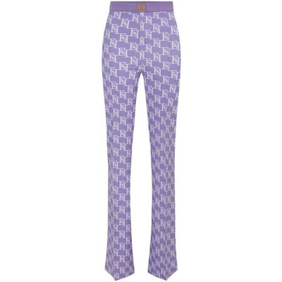 Παντελόνια Elisabetta Franchi PAS1541E2 Violet IT 40 θηλυκός Παντελόνια Elisabetta Franchi PAS1541E2 Violet IT 40 θηλυκός