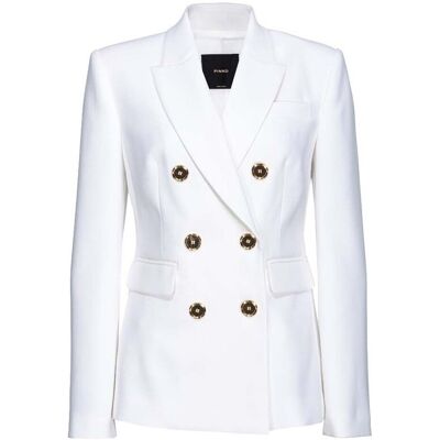 Μπουφάν Pinko 102859A14I Άσπρο IT 40 θηλυκός Μπουφάν Pinko 102859A14I Άσπρο IT 40 θηλυκός