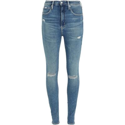 Jeans Calvin Klein Jeans High Rise Skinny Μπλέ US 25 / 30 θηλυκός Jeans Calvin Klein Jeans High Rise Skinny Μπλέ US 25 / 30 θηλυκός