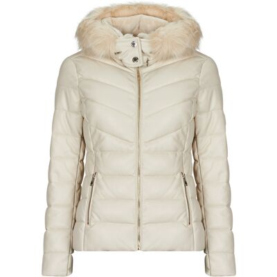 Χοντρό μπουφάν Morgan GKIDIA Beige FR 44 θηλυκός Χοντρό μπουφάν Morgan GKIDIA Beige FR 44 θηλυκός