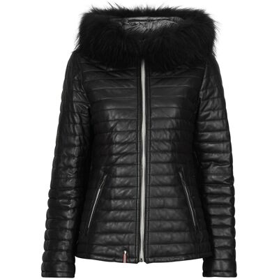 Χοντρό μπουφάν Oakwood MANDY (raccoon fur) Black Small θηλυκός Χοντρό μπουφάν Oakwood MANDY (raccoon fur) Black Small θηλυκός