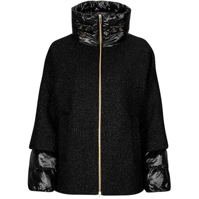 Παλτό Geox W CALITHE MID COAT Black FR 42 θηλυκός Παλτό Geox W CALITHE MID COAT Black FR 42 θηλυκός