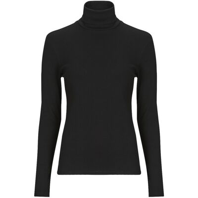 Μπλουζάκια με μακριά μανίκια Petit Bateau SOUS PULL Black Large θηλυκός Μπλουζάκια με μακριά μανίκια Petit Bateau SOUS PULL Black Large θηλυκός