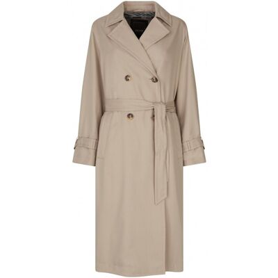 Σακάκια Geox W Topazio Trench Beige FR 40 θηλυκός Σακάκια Geox W Topazio Trench Beige FR 40 θηλυκός