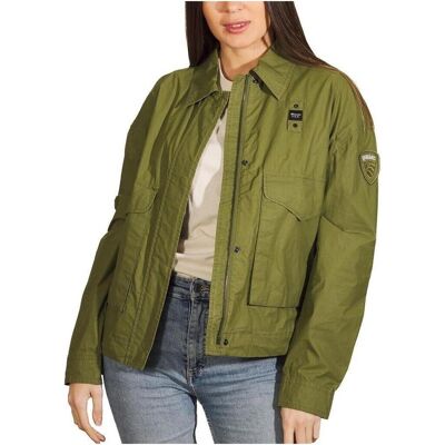 Μπουφάν Blauer Giubbini Corti Sfodera Green Medium θηλυκός Μπουφάν Blauer Giubbini Corti Sfodera Green Medium θηλυκός