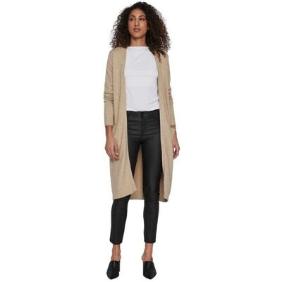 Παλτό Vila Noos Ril Long Cardigan - Natural Melange Beige Small θηλυκός Παλτό Vila Noos Ril Long Cardigan - Natural Melange Beige Small θηλυκός