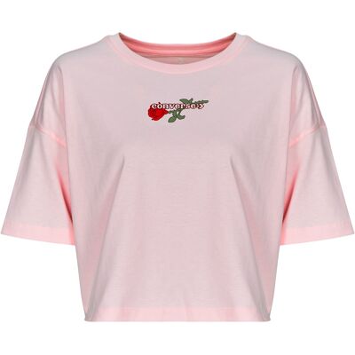 T-shirt με κοντά μανίκια Converse TLMN VDAY CROP OS TEE Ροζ Large θηλυκός T-shirt με κοντά μανίκια Converse TLMN VDAY CROP OS TEE Ροζ Large θηλυκός