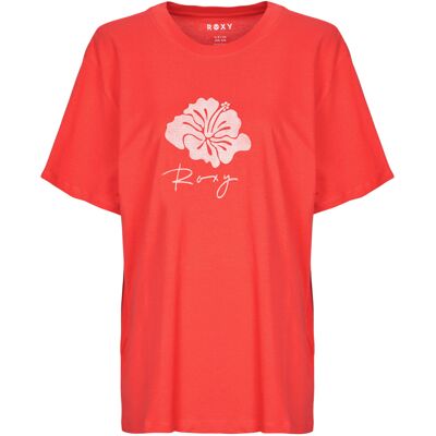 T-shirt με κοντά μανίκια Roxy HANGLOOSE THE SKY Red Small θηλυκός T-shirt με κοντά μανίκια Roxy HANGLOOSE THE SKY Red Small θηλυκός