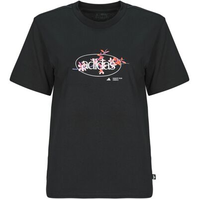 T-shirt με κοντά μανίκια adidas JP0115 Black Small θηλυκός T-shirt με κοντά μανίκια adidas JP0115 Black Small θηλυκός