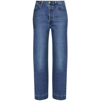 Tζιν σε ίσια γραμή Levis RIBCAGE STR ANK TAILORED Μπλέ US 26 / 29 θηλυκός Tζιν σε ίσια γραμή Levis RIBCAGE STR ANK TAILORED Μπλέ US 26 / 29 θηλυκός