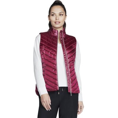 Χοντρό μπουφάν Skechers GO Shield Shine Vest Ροζ Medium θηλυκός Χοντρό μπουφάν Skechers GO Shield Shine Vest Ροζ Medium θηλυκός