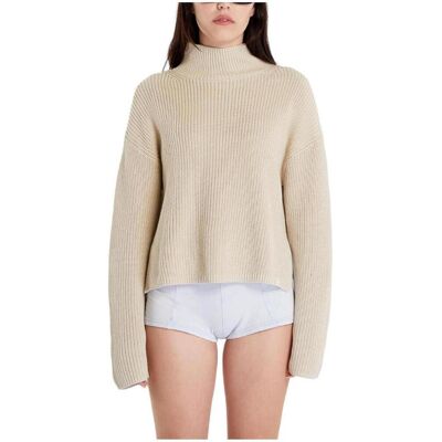 Πουλόβερ Calvin Klein Jeans J20J224227 PD7 Beige Large θηλυκός Πουλόβερ Calvin Klein Jeans J20J224227 PD7 Beige Large θηλυκός