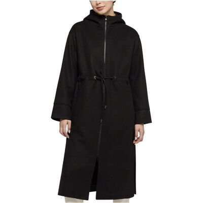 Παλτό Geox W Doralea Long Coat Black FR 44 θηλυκός Παλτό Geox W Doralea Long Coat Black FR 44 θηλυκός