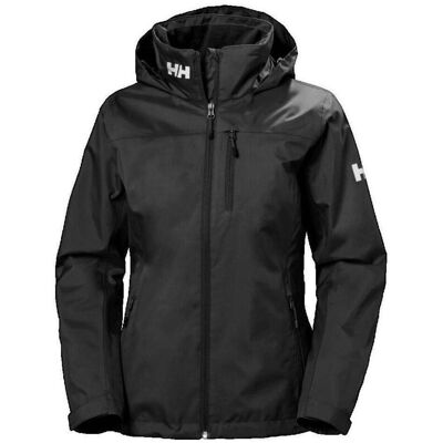 Σακάκια Helly Hansen W Crew Hooded Black Small θηλυκός Σακάκια Helly Hansen W Crew Hooded Black Small θηλυκός