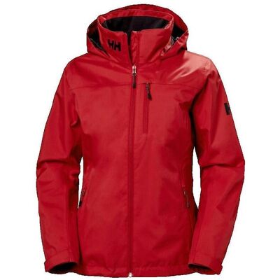 Σακάκια Helly Hansen W Crew Hooded Red Medium θηλυκός Σακάκια Helly Hansen W Crew Hooded Red Medium θηλυκός
