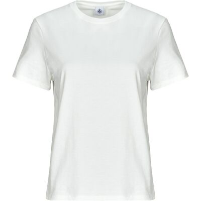 T-shirt με κοντά μανίκια Petit Bateau MC COL ROND Άσπρο 2X-Large θηλυκός T-shirt με κοντά μανίκια Petit Bateau MC COL ROND Άσπρο 2X-Large θηλυκός