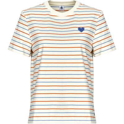 T-shirt με κοντά μανίκια Petit Bateau MC COL ROND Multicolour Extra Small θηλυκός T-shirt με κοντά μανίκια Petit Bateau MC COL ROND Multicolour Extra Small θηλυκός