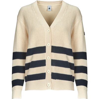 Μπουφάν / Ζακέτες Petit Bateau BABACUIVRE Marine Small θηλυκός Μπουφάν / Ζακέτες Petit Bateau BABACUIVRE Marine Small θηλυκός