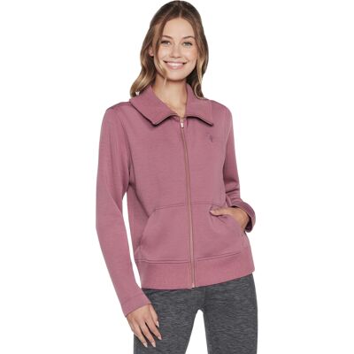 Ζακέτα Skechers Hoodless Hoodie Skechcloud Jacket Violet Small θηλυκός Ζακέτα Skechers Hoodless Hoodie Skechcloud Jacket Violet Small θηλυκός