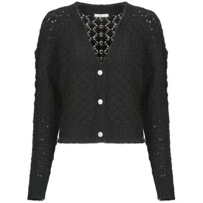 Μπουφάν / Ζακέτες Les Petites Bombes MEGHAN Black Small θηλυκός Μπουφάν / Ζακέτες Les Petites Bombes MEGHAN Black Small θηλυκός