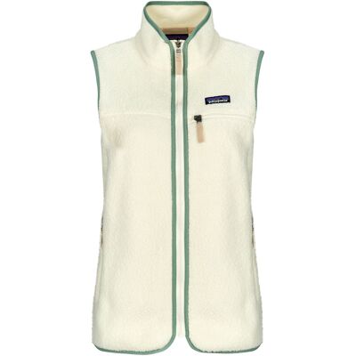 Fleece Patagonia W'S RETRO PILE VEST Beige Extra Large θηλυκός Fleece Patagonia W'S RETRO PILE VEST Beige Extra Large θηλυκός