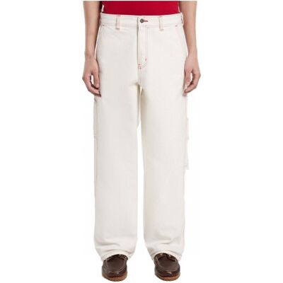 Παντελόνια Dickies Loose Denim Painter Άσπρο FR 42 θηλυκός Παντελόνια Dickies Loose Denim Painter Άσπρο FR 42 θηλυκός