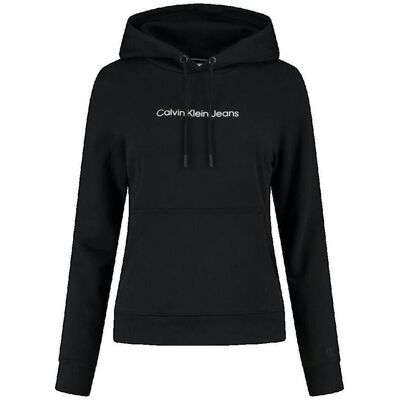 Φούτερ Calvin Klein Jeans Terry Black Extra Small θηλυκός Φούτερ Calvin Klein Jeans Terry Black Extra Small θηλυκός