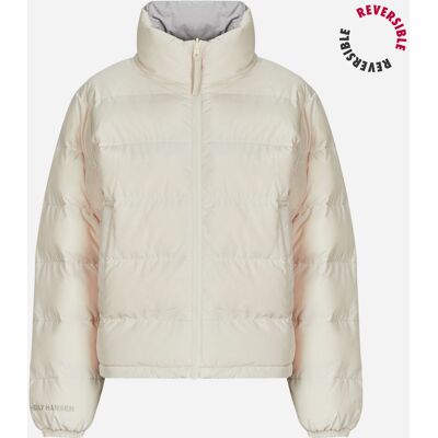 Χοντρό μπουφάν Helly Hansen W YU 23 REVERSIBLE PUFFER Άσπρο Medium θηλυκός Χοντρό μπουφάν Helly Hansen W YU 23 REVERSIBLE PUFFER Άσπρο Medium θηλυκός