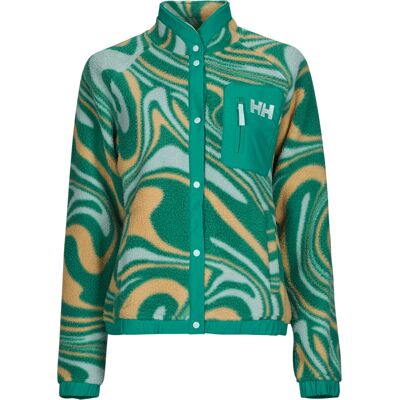 Fleece Helly Hansen W IMPERIAL PRINTED PILE SNAP Green Small θηλυκός Fleece Helly Hansen W IMPERIAL PRINTED PILE SNAP Green Small θηλυκός