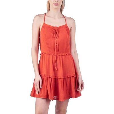 Φορέματα Superdry Vintage Broderie Cami Red Small θηλυκός Φορέματα Superdry Vintage Broderie Cami Red Small θηλυκός