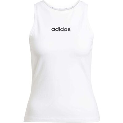 Αμάνικα/T-shirts χωρίς μανίκια adidas W Lin Sj Tk Άσπρο Extra Large θηλυκός Αμάνικα/T-shirts χωρίς μανίκια adidas W Lin Sj Tk Άσπρο Extra Large θηλυκός