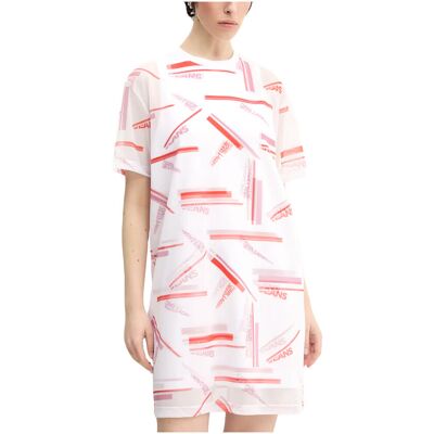 Φορέματα Karl Lagerfeld ALL OVER PRINT MESH SHORTSLEEVE MINI DRESS WOMEN multicolour Extra Small θηλυκός Φορέματα Karl Lagerfeld ALL OVER PRINT MESH SHORTSLEEVE MINI DRESS WOMEN multicolour Extra Small θηλυκός