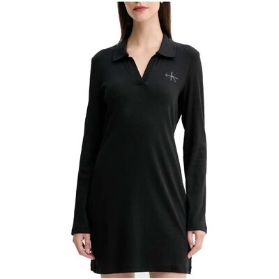 Πόλο με μακριά μανίκια Calvin Klein Jeans Lv047d214g Black Large θηλυκός Πόλο με μακριά μανίκια Calvin Klein Jeans Lv047d214g Black Large θηλυκός