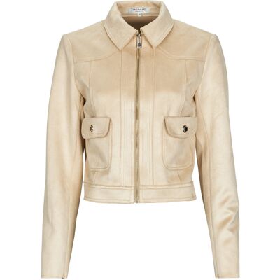 Μπουφάν Morgan GELATO Beige FR 42 θηλυκός Μπουφάν Morgan GELATO Beige FR 42 θηλυκός