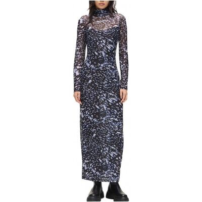 Μακριά Φορέματα Karl Lagerfeld Klj Ls Mesh Lights Aop Dre Violet Large θηλυκός Μακριά Φορέματα Karl Lagerfeld Klj Ls Mesh Lights Aop Dre Violet Large θηλυκός