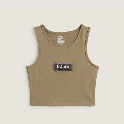 Αμάνικα/T-shirts χωρίς μανίκια Vans Upworn Fitted Tank Green Extra Small θηλυκός Αμάνικα/T-shirts χωρίς μανίκια Vans Upworn Fitted Tank Green Extra Small θηλυκός