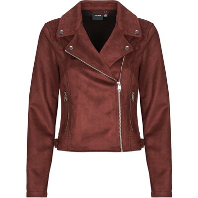 Δερμάτινο Μπουφάν Vero Moda VMJOSE SHORT JACKET Bordeaux Large θηλυκός Δερμάτινο Μπουφάν Vero Moda VMJOSE SHORT JACKET Bordeaux Large θηλυκός