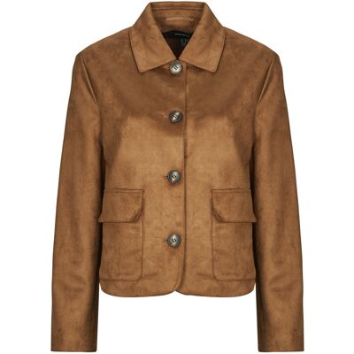 Μπουφάν Vero Moda VMJOSE KELLY SHORT JACKET Brown Extra Large θηλυκός Μπουφάν Vero Moda VMJOSE KELLY SHORT JACKET Brown Extra Large θηλυκός