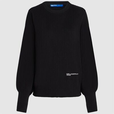 Πουλόβερ Karl Lagerfeld Klj Reg Balloon Sleeve Swe Black Small θηλυκός Πουλόβερ Karl Lagerfeld Klj Reg Balloon Sleeve Swe Black Small θηλυκός
