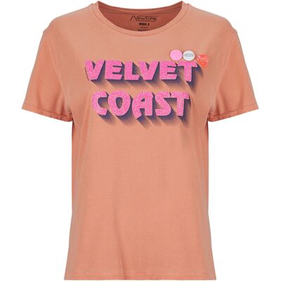 T-shirt με κοντά μανίκια Newtone MARINA STARLIGHT Orange T2 θηλυκός T-shirt με κοντά μανίκια Newtone MARINA STARLIGHT Orange T2 θηλυκός