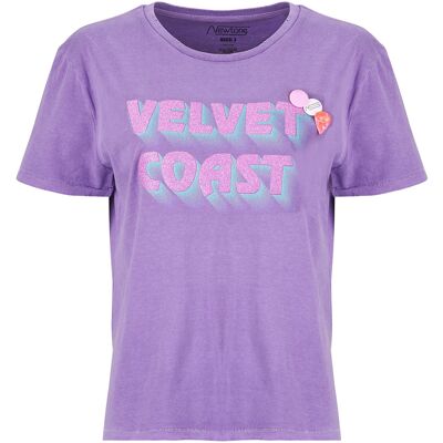 T-shirt με κοντά μανίκια Newtone MARINA STARLIGHT Violet T2 θηλυκός T-shirt με κοντά μανίκια Newtone MARINA STARLIGHT Violet T2 θηλυκός